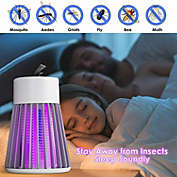 Upseller Electric Mosquito Killer Lamp Insect Zapper Rechargeable LED Repellent Trap (USB Charging)