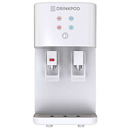 Drinkpod 2000 Series Countertop Bottleless Water Dispenser. Multi Stage Purification for Homes & Offices- White