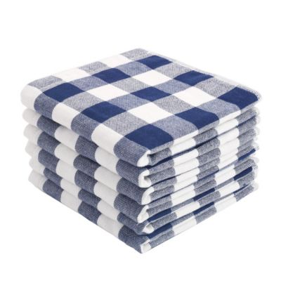 Kitchen Towels Set of 3 dish hand 18x28" Villeroy & Boch ~ Lemon Solid Stripe 