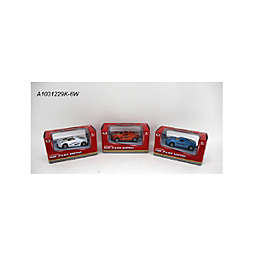 Nutcracker Factory Set of 6 White, Red and Blue Metal 1 50 Scale Die-Cast Model Mixed Cars 5"