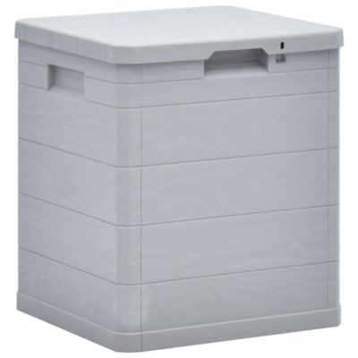 Outdoor/Indoor Small Storage Box 90L Garden Chest Plastic Furniture Anthracite 