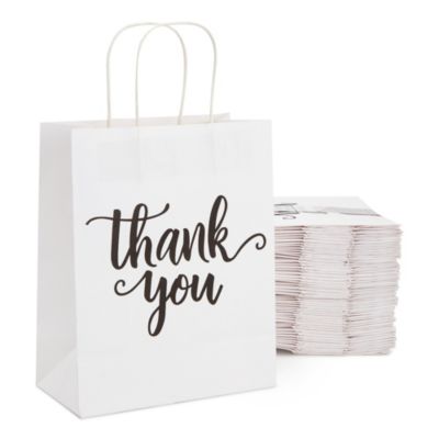 Details about   Shopping Gift Bags With Handles Wedding Birthday Parties Presents Packaging Bag 
