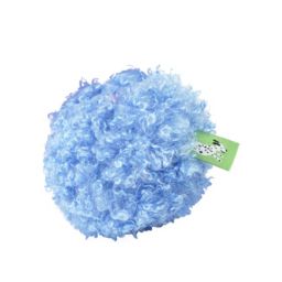 Manhattan Pet Toy Freaky Squeakies Blueberry Fabric Covered Silicone Dog Exercise Toy