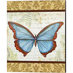 Great Art Now Golden Tapestry Butterfly by Jean Plout 16-Inch x 20-Inch Canvas Wall Art