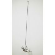 HomeRoots Decor 3.5 x 3.5 x 5.5 Silver Climbing Man - Wall Art - 293219