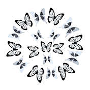 Kitcheniva 54-Piece PVC 3D Crystal Butterfly Wall Stickers