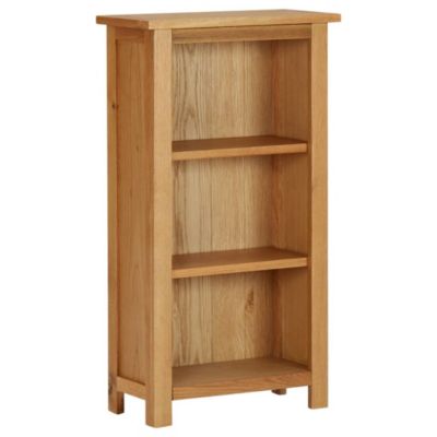 Bookcase 20.5"x8.8"x66.9" Solid Oak Wood 