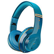 AGPtEK V30 headset Bluetooth headset blue