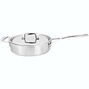 Demeyere Essential 5-ply 3-qt Stainless Steel Saute Pan with Lid