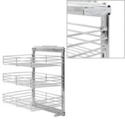 Home Life Boutique 3-Tier Pull-out Kitchen Wire Basket