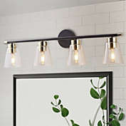 ExBriteUSA ExBrite 4-light Suitable For All Bathroom Gold Vanity Lights Sconces 1405