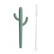 MKS MIMINOO Cactus Silicone Teether & Straw for kids and adults Sage