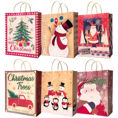 3D Decorative Christmas Felt Cloth Bags Party Gift Wrap Decor Sweet Gift Bags 
