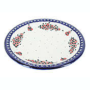 Blue Rose Polish Pottery 403 Millena Dinner Plate