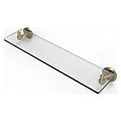 Allied Brass Shadwell Collection 22 Inch Glass Vanity Shelf with Beveled Edges