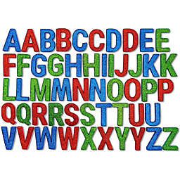 Bright Creations Foam Alphabet Letters A-Z, Glitter Abc's (3 in, 52 Pieces)