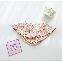 Laurenza's Girls Coral Floral Bloomers