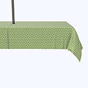 Fabric Textile Products, Inc. Water Repellent, Outdoor, 100% Polyester, 60x84", Intertwined Green Wicker
