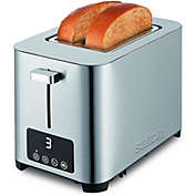 Salton - Extra Large 2 Slice Toaster, 6 Browning Levels, 850 Watts, Stainless Steel