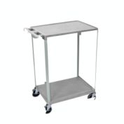 Luxor 2 Shelf Gray Cart