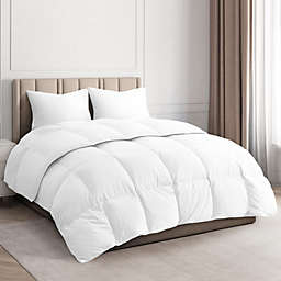 CGK Unlimited Goose Down Alternative Comforter Set - California King - White