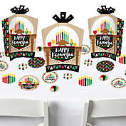Big Dot of Happiness Happy Kwanzaa Heritage Holiday Party Decor and Confetti - Terrific Table Centerpiece Kit - Set of 30