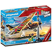 Playmobil Air Stunt Show Tiger Propeller Plane Building Set 70902