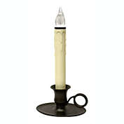 IMC Williamsburg B/O LED Candle & On/Off Sensor, Wax Drips - Ant. Bronze, 9"