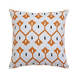 Baris Indoor/Outdoor Waterproof Throw Pillow Cover - Orange - 26