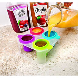 Infinity Merch  4 Pcs Popsicle Molds Ice Pop Silicone Set