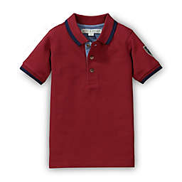 Hope & Henry Baby Boys' Short Sleeve Polo Shirt, Red, 6-12 Months