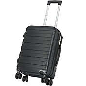 ZENSTYLE Suitcase Luggage Expandable with Spinner Wheels 21" in Black