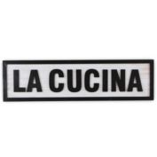 Cheungs Decorative Bold, modern farmhouse La Cucina sign
