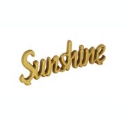 Cheungs Cast Iron Hand Crafted Design Sunshine Table Decor - Gold