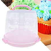 Infinity Merch 3-Layer Cupcake Carrier Plastic Storage Container Take-Out Box