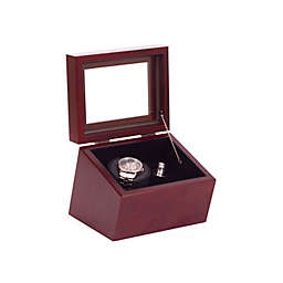 American Chest Company the Brigadier, Single Watch Winder in Solid Cherry.  Featuring 4 winder programs