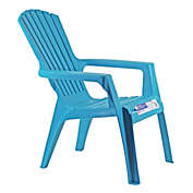 Adams Manufacturing (#8460-21-3731) Kid&#39;s Adirondack Stacking Chair, Pool Blue
