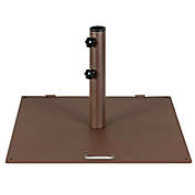 Slickblue 50 LBS Weighted 24 Inch Square Patio Umbrella Base