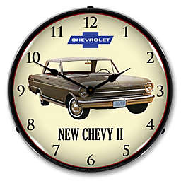 Collectable Sign & Clock   1962 Chevy II Nova LED Wall Clock Retro/Vintage, Lighted