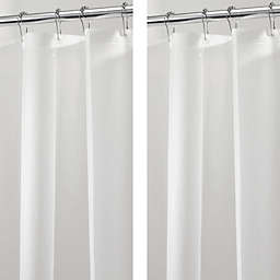 mDesign Wide PEVA Shower Curtain Liner for Bath, 72