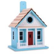 Vandue Outdoor Wooden Birdhouse, Bird-Friendly Perch (Cape Cod)
