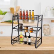 Kitcheniva 3-Tier Wire Shelves Unit Adjustable Metal Shelf Rack
