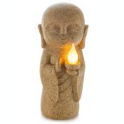 VP Home Tranquil Buddha Solar Powered LED Outdoor Decor Garden