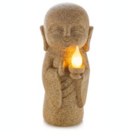 VP Home Tranquil Buddha Solar Powered LED Outdoor Decor Garden