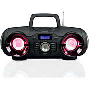 Toshiba Wireless Bluetooth Boombox Speaker with Remote and LED Lights