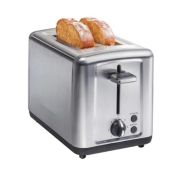 2 Slice Brushed Stainless Steel Toaster