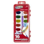 Rose Art Washable Brilliant 16 Watercolors Set