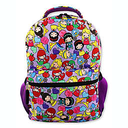 Disney Princess Emoji Girl's 16 Inch School Backpack Bag