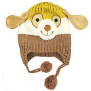 Wrapables Knitted Animal Baby Beanie Hat / Khaki
