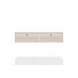 Manhattan Comfort. Liberty 42.28 Floating Office Desk in Off White.
